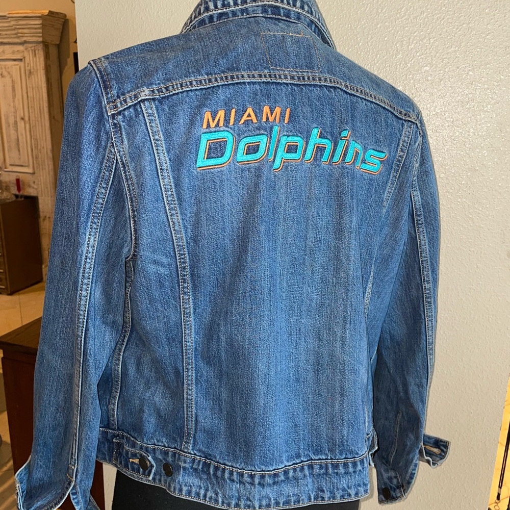 Levi's Blue Denim Jacket with NFL Patch